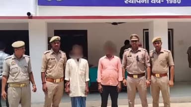 नौतनवा: रतनपुर से उ0नि0 दिव्यांशु राय ने दो वारंटियों को किया गिरफ्तार
