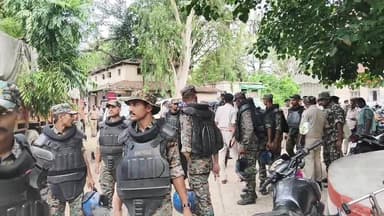 #सहरसा में आगामी पर्व को लेकर फ्लैग मार्च
