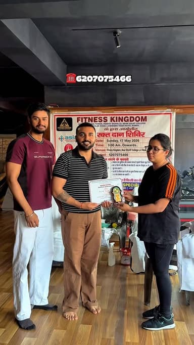 Premium unisex Gym in Dhanbad
📍Fitness Kingdom Gym
1st floor Paul Tower Near kuber hotel sslnt road Hirapur Dhanbad
☎️...