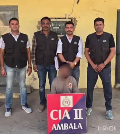 अम्बाला: 1 किलो हेरोइन तस्करी मामले में छठा आरोपी गिरफ्तार, सीआईए-2 की कार्रवाई, भेजा गया जेल