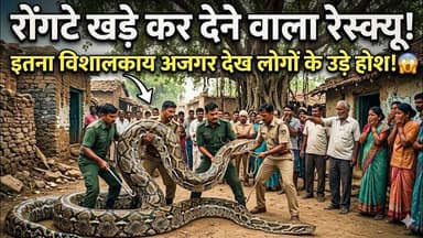 Rescue ajagar |big snack |गदापाल मे अजगर का रेस्क्यू किया गया | #snacks #forest #chhatisgrah