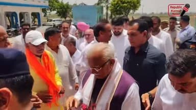 जुंडला मण्डल के छह गाँव का तूफानी दौरा जनसंवाद के रूप में हमारे केंद्रीय मंत्री श्री मंनोहर लाल जी द्वारा किया गया जिसमे...