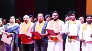 पंचकूला: नवनिर्वाचित महापौर और पार्षदों का शपथ ग्रहण समारोह आयोजित, मुख्यमंत्री नायब सिंह सैनी रहे मुख्य अतिथि