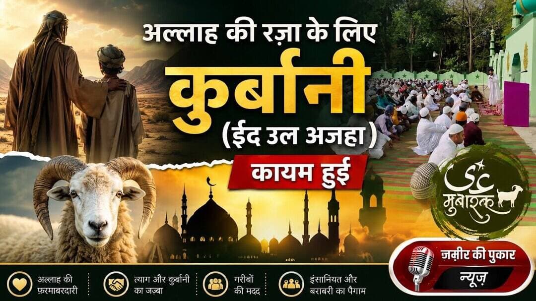 #बांसवाड़ा। ईद उल अजहा से कब्ल ईदगाह में कुर्बानी का वाक्या बयान करते इमाम साहब #न्यूज #कुर्बानी