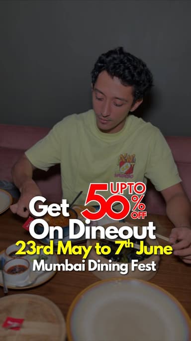 Mumbai Dining Fest: 50% Off Restaurant @swiggy_dineout
All you have to do is pre book a table and pay via Dineout, and...