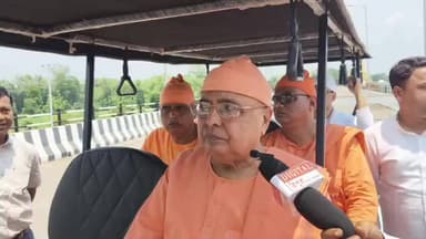 সাব্রুম: সাব্রুমের ভারত বাংলাদেশ মৈত্রী সেতু প্রসঙ্গে সাংবাদিকদের প্রশ্নের উত্তরে রামকৃষ্ণ মঠ ও মিশনের মহারাজ