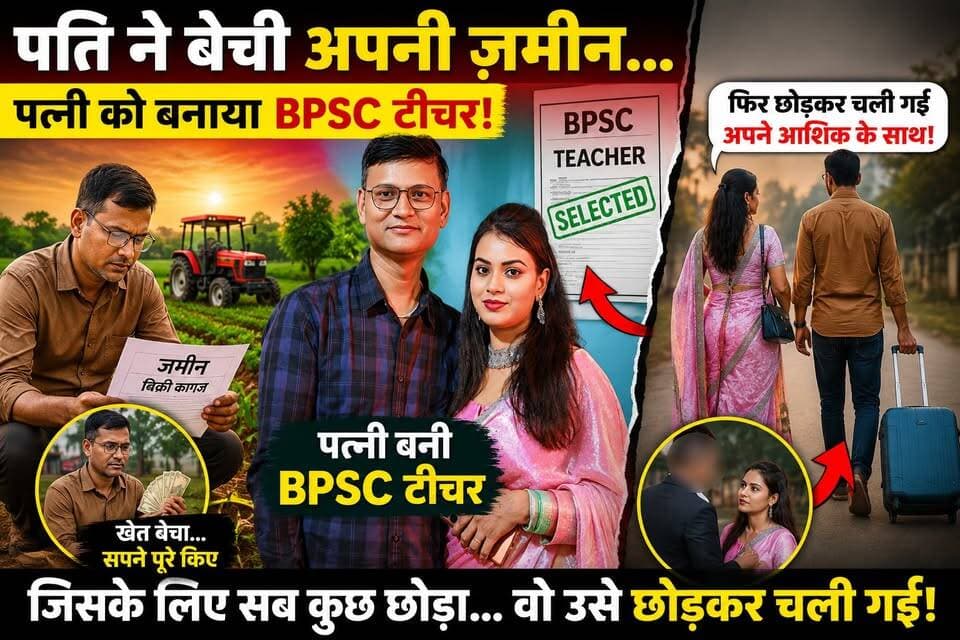 BPSC टीचर बनते ही पति को छोड़ प्रेमी संग फरार? पूरा सच!
#BPSC #BPSCTeacher #ViralNews #BiharNews #TeacherLoveStory #BPS...