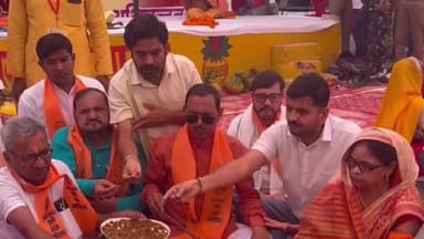 बिल्सी: गुधनी में यज्ञ महोत्सव के दूसरे दिन 51 कुंडली अथर्ववेद यज्ञ का शुभारंभ, बिल्सी विधायक पहुंचे