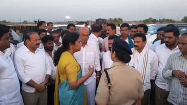 అసిఫాబాద్: కాగజ్ నగర్ ఎక్స్ రోడ్ వద్ద సీఎం సభ స్థలాన్ని పరిశీలించిన ఎమ్మెల్యే ప్రేమ్ సాగర్ రావు, కలెక్టర్, ఎస్పీ