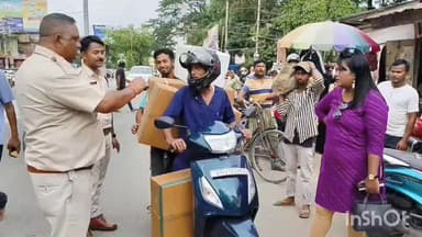 মৰিগাঁও: জিলাৰ মাজমজিয়াত জিলা প্ৰশাসনৰ উদ্যোগত ব্যাপক পথ সুৰক্ষা সজাগতা অভিযান