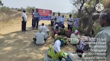 బోధన్: రెంజల్: వీరన్న గుట్ట ప్రాణంలో ఉపాధి హామీ కూలీలకు షి టీం ఆధ్వర్యంలో అవగాహన కార్యక్రమాలు