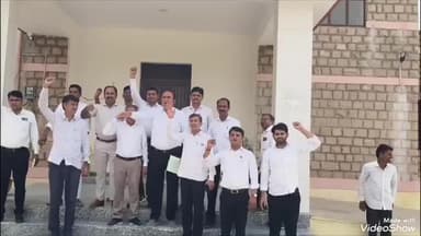 जालौर: सांचौर में जिला बहाली की मांग को लेकर वकीलों ने किया प्रदर्शन