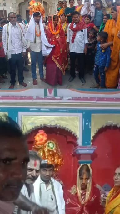 राजस्थान से लौटे प्रे/मी यु/गल ने र/चा/ई शा/दी, कोच निमनाही सूर्य मंदिर बना प्रे/म मिलन का सा/क्षी