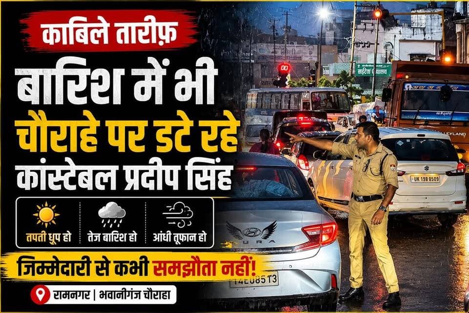 बारिश में भी चौराहे पर डटे रहे कांस्टेबल प्रदीप सिंह।
#Ramnagar #PradeepSingh #TrafficPolice #Duty #RamnagarNews #Uttar...