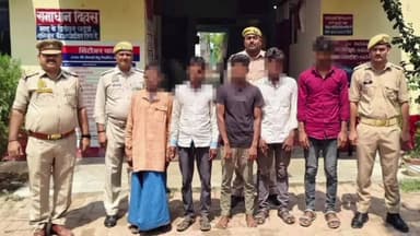 चंदौली: जमीनी विवाद में मारपीट के मामले में धीना पुलिस ने 5 आरोपियों को गिरफ्तार, लाठी-डंडे व मोबाइल बरामद