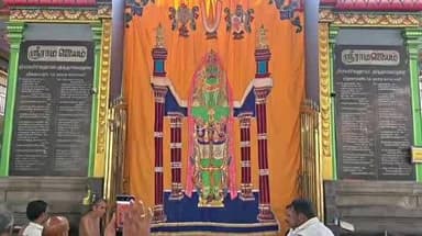 நாமக்கல்: வைகாசி விசாகத்தை முன்னிட்டு நாமக்கல் ஆஞ்சநேயருக்கு 500 கிலோ மாம்பழங்கள் கொண்டு சிறப்பு அலங்காரம் செய்யப்பட்டது