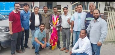 Jarad Bhutti colony Panchayat ke ward number 1 se Chand Kishor ward member chun liye gaye hain