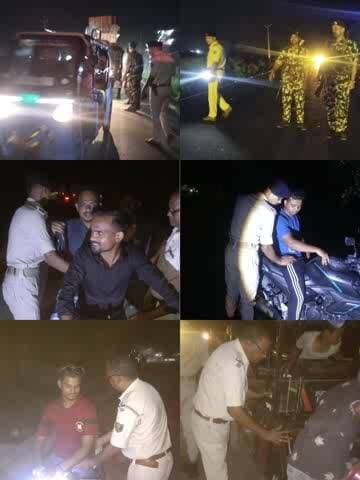 पुलिस_अधीक्षक, कटिहार के निर्देशानुसार अपराध की रोकथाम एवं सुरक्षा व्यवस्था बनाए रखने हेतु #कटिहार_पुलिस द्वारा सभी थाना क्षेत्रों में सघन वाहन जाँच अभियान चलाया जा रहा है।