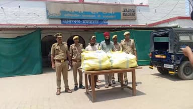 हंडिया पुलिस ने गंजे के साथ दो अभियुक्तों को गिरफ्तार किया