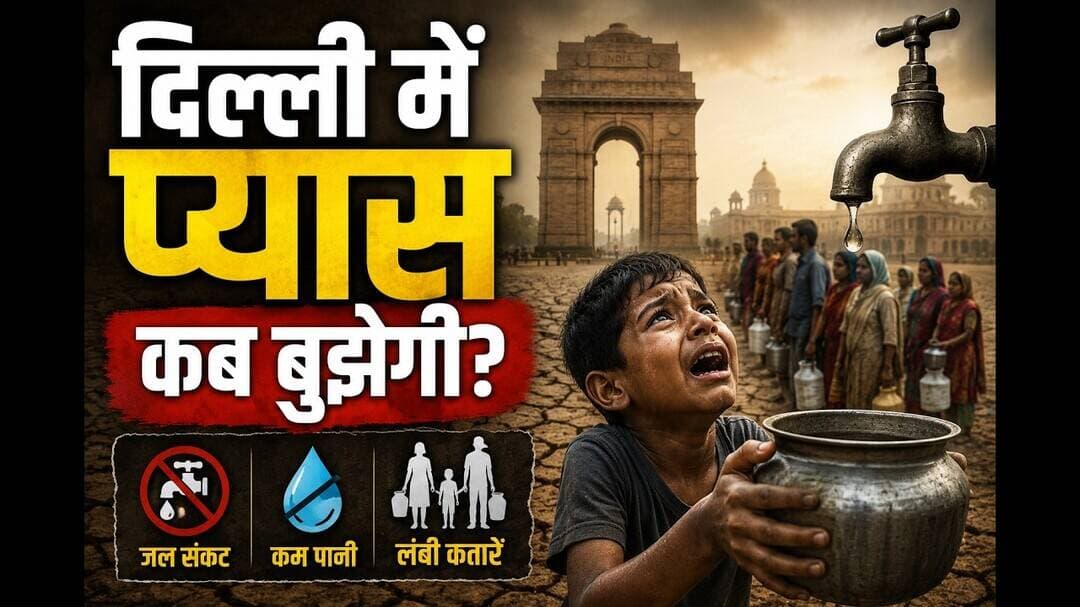 दिल्ली में प्यास कब बुझेगी#breakingnews #hindinews #newsindia24x7 #topnews #livenews #water