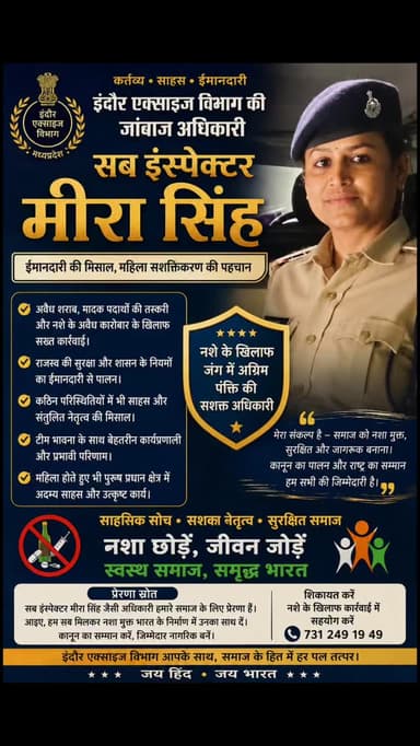 नशे से दूरी है जरुरी @रुकें, सोचें, आत्मावलोकन करें फिर करें फैसला @मीरा सिंह
युवा पीढ़ी को नशे के दुष्प्रभावों से अवगत ...