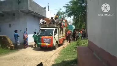 রঘুনাথপুর ২: মঙ্গলদা মৌতড় অঞ্চলের পরানপুর খাঁটরা গ্রামে বিজেপির বিজয় মিছিল,আনন্দ উল্লাস