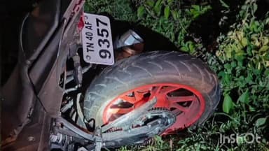 மேட்டுப்பாளையம்: தென்திருப்பதி நால்ரோடு அருகே இருசக்கர வாகனம் மின்கம்பத்தில் மோதிய விபத்தில் ஒருவர் உயிரிழப்பு