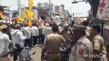 कोल: सासनी गेट चौराहे पर अहिल्याबाई होलकर के मेले में बवाल, दरोगा को पीटा, पुलिस चौकी पर पथराव, 4 हिरासत में