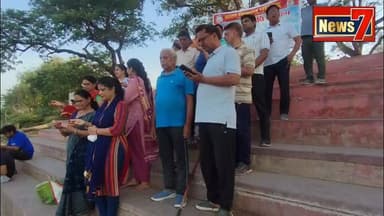 #news जलसेन पर गूंजी सामूहिक गंगा आरती, भारत विकास परिषद् का अनूठा अभियान #news7rajasthan #News7 #hindauncity #karauli
