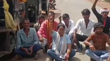 हनुमना: हनुमना-सीधी मार्ग पर ऑटो चालकों का प्रदर्शन, किराया बढ़ाने की मांग को लेकर सड़क पर बैठे