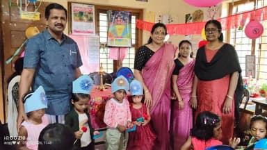 പന്തളം മുനിസിപ്പൽ തല അംഗൻവാടി പ്രവേശനോത്സവം പൂഴിക്കാട് മണത്തറ ഇരുപത്തെട്ടാം നമ്പർ അംഗൻവാടിയിൽ നടന്നു