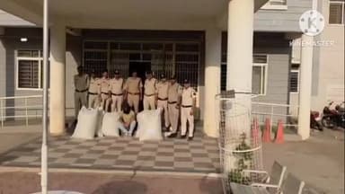 बड़ौद: बड़ौद थाना पुलिस ने अवैध मादक पदार्थ तस्करी के खिलाफ बड़ी कार्रवाई करते हुए 1 क्विंटल से अधिक डोडाचूरा किया जब्त