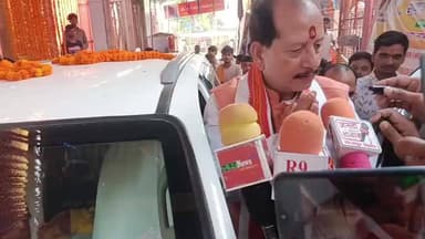 बड़हरा: बखोरापुर वार्षिक स्थापना समारोह में पहुंचे बिहार सरकार के पूर्व उपमुख्यमंत्री व कृषि मंत्री विजय कुमार सिन्हा