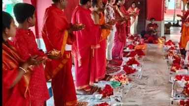 উদয়পুর: মাতা ত্রিপুরা সুন্দরী মন্দিরে পূর্ণিমা উপলক্ষে বিশেষ উপযোজন ছিলেন বিশিষ্ট পন্ডিত আচারিয়া শংকর