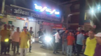 शामगढ़ स्टेशन रोड पर विवाद पति-पत्नी के बीच विवाद का मामला