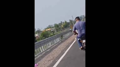 बड़ौत: दिल्ली-देहरादून कॉरिडोर पर बड़ौत में बाइक चलाने पर ₹21,000 का चालान, वीडियो वायरल होने पर ट्रैफिक पुलिस ने की कार्रवाई
