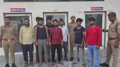 मथुरा: गांव नरहौली में शादी समारोह के दौरान पुलिस पर हमला करने वाले 7 आरोपियों को पुलिस ने किया गिरफ्तार