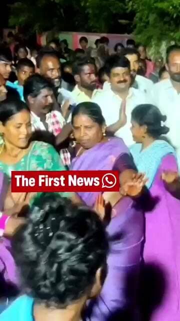 🟥பெண்களுடன் கும்மியாடி ரிலாக்ஸ் ஆகும் விஜயபாஸ்கர். #news