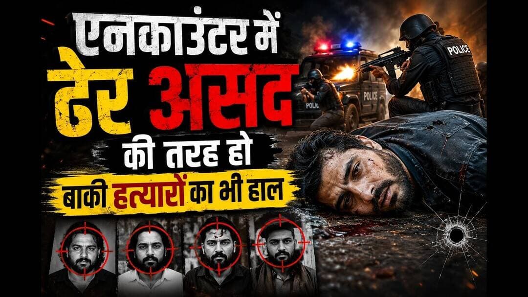 'एनकाउंटर में ढेर असद की तरह हो बाकी हत्यारों का भी हाल #gaziabaad #khodacolony #asadqureshi #eid