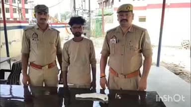बांदा: तिंदवारी पुलिस ने अवैध तमंचे के साथ भ्रमण कर रहे अभियुक्त को किया गिरफ्तार, कब्जे से अवैध तमंचा व जिंदा कारतूस बरामद