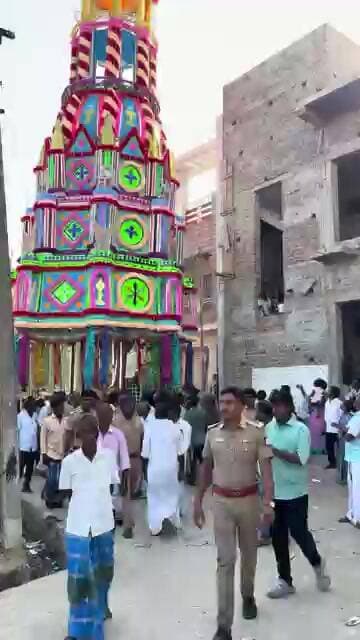 156-ஆண்டு எறையூர் தேர் திருவிழா.
