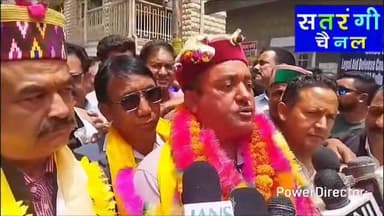 प्रकाश चंद चौधरी मीडिया से रूबरू होते हुए 📺📰👥