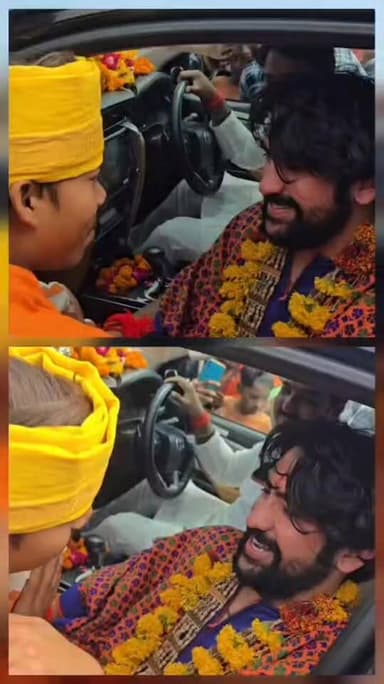 छतरपुर कैंडी के अजयपार सरकार के महंत से मिले बाबा बागेश्वर अजयपार सरकार के महंत कारण कुशवाहा भगत जी से की मुलाकात