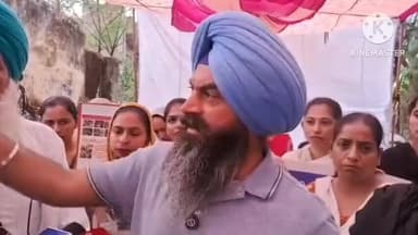 ਪਟਿਆਲਾ: ਪਟਿਆਲਾ ਵਿਖੇ ਸਿਹਤ ਮੰਤਰੀ ਦੀ ਕੋਠੀ ਦੇ ਬਾਹਰ ਧਰਨੇ ਤੇ ਬੈਠੇ ਕਰੋਨਾ ਵਾਰੀਅਰ ਯੋਧਿਆਂ ਨੂੰ ਮਿਲਿਆ ਸ਼੍ਰੋਮਣੀ ਅਕਾਲੀ ਦਲ ਦਾ ਸਾਥ