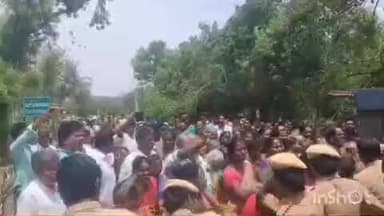 உடையார்பாளையம்: வாரியங்காவல் கிராமத்திலுள்ள டாஸ்மாக் கடையை மூட வலியுறுத்தி அக்கிராம மக்கள் உண்ணாவிரத போராட்டம்- திடீர் சாலை மறியல்