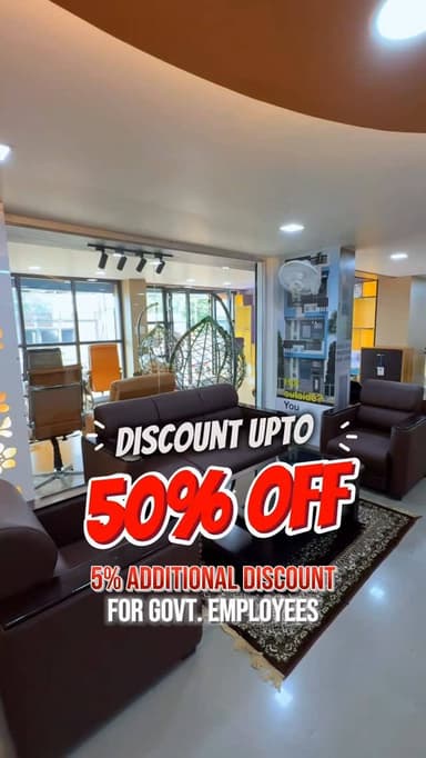 To Agar bhi ghar ya office ke liye best quality furniture Dhoondh rhe to ye Furniture shop jrur Checkout Krna
Upto 50% ...