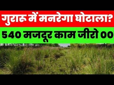 गुरारू में मनरेगा की खुली पोल! 540 मजदूरों की हाजिरी, फिर भी एक इंच मिट्टी नहीं कटी? #magadhnews