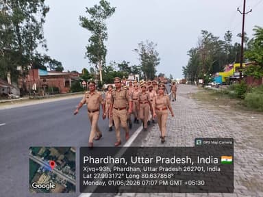 #SPKheri के निर्देशन में शांति व सुरक्षा-व्यवस्था बनाये रखने के उद्देश्य से व आमजन में पुलिस के प्रति विश्वास एवं सुरक्...