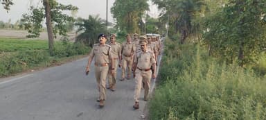 #एसपीˍरामपुर के निर्देशन में क्षेत्राधिकारी स्वार द्वारा त्यौहार एवं अपराध नियन्त्रण, कानून/शान्ति व्यवस्था तथा जनमानस म...