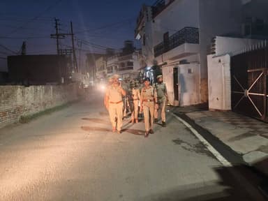#एसपीˍरामपुर के निर्देशन में क्षेत्राधिकारी बिलासपुर द्वारा त्यौहार एवं अपराध नियन्त्रण, कानून/शान्ति व्यवस्था तथा जनमान...